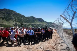 Protesters tear down fences at Albania luxury resort site amid land dispute