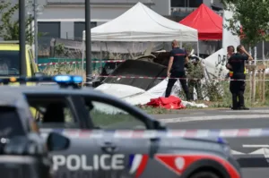 11 killed in small plane crash in northeastern French town of Tomblaine