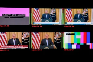 Trump criticizes networks for not airing election security address