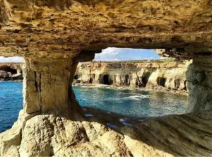 Cape Greco National Forest Park offers coastal trails and limestone scenery