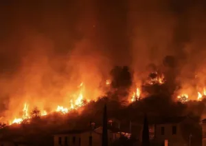 Arsos fire burns five hectares as police examine possible arson