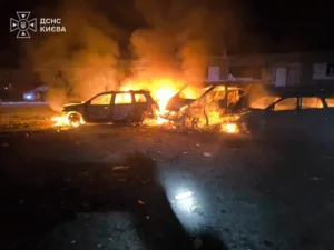 Russian strikes kill two in Ukraine as Kyiv faces ballistic missile attack