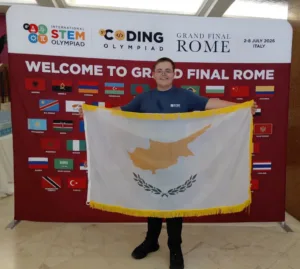 Nikola Savic wins three gold medals at International STEM Olympiad in Rome