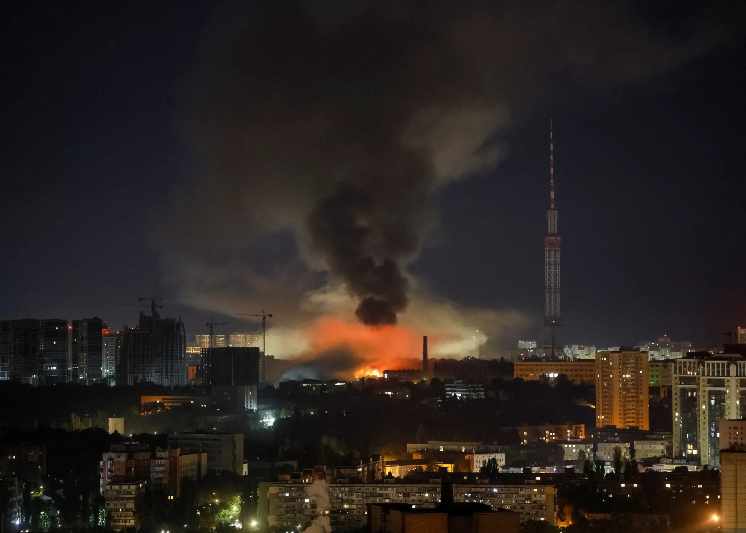 Russian attacks kill 12 in Ukraine as drone strike hits Russia’s Voronezh region