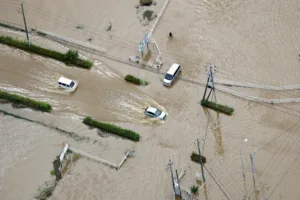 Record rainfall floods Chiba, leaving travellers stranded at Narita airport