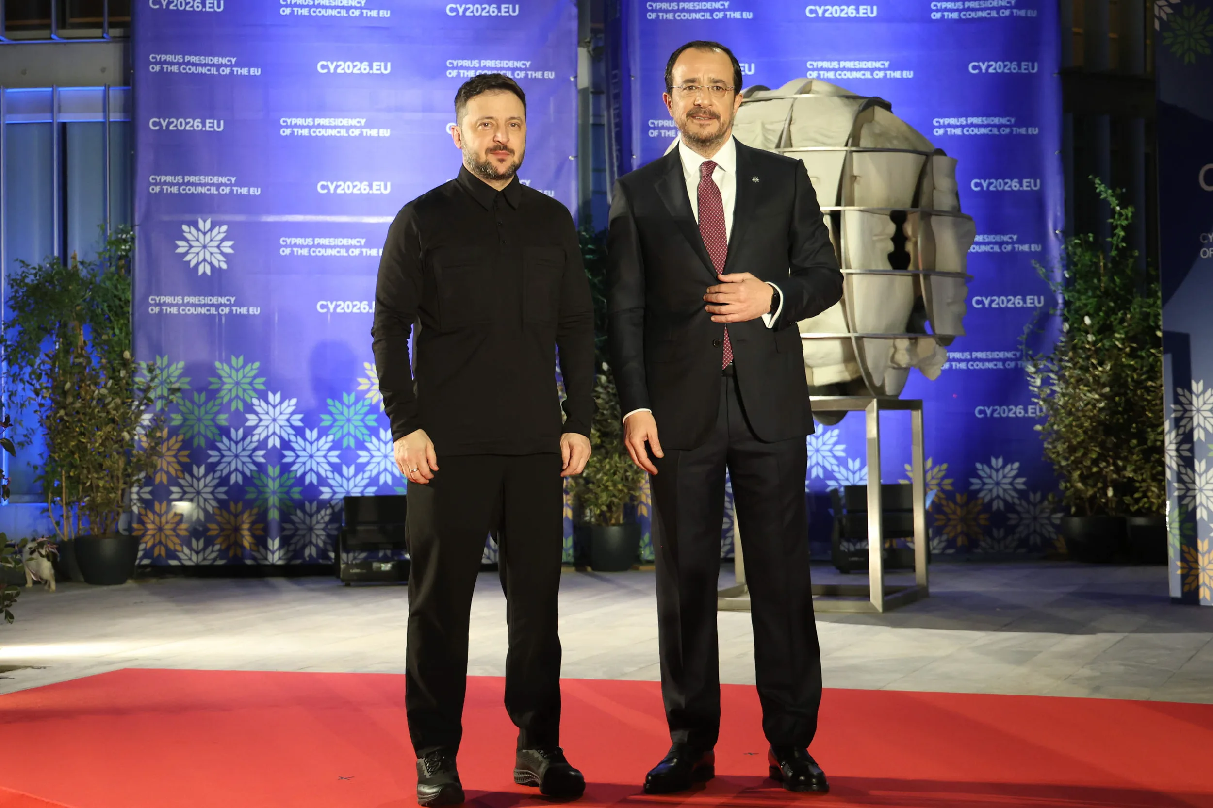 Zelenskiy thanks Cyprus for support as Ukraine advances EU accession talks