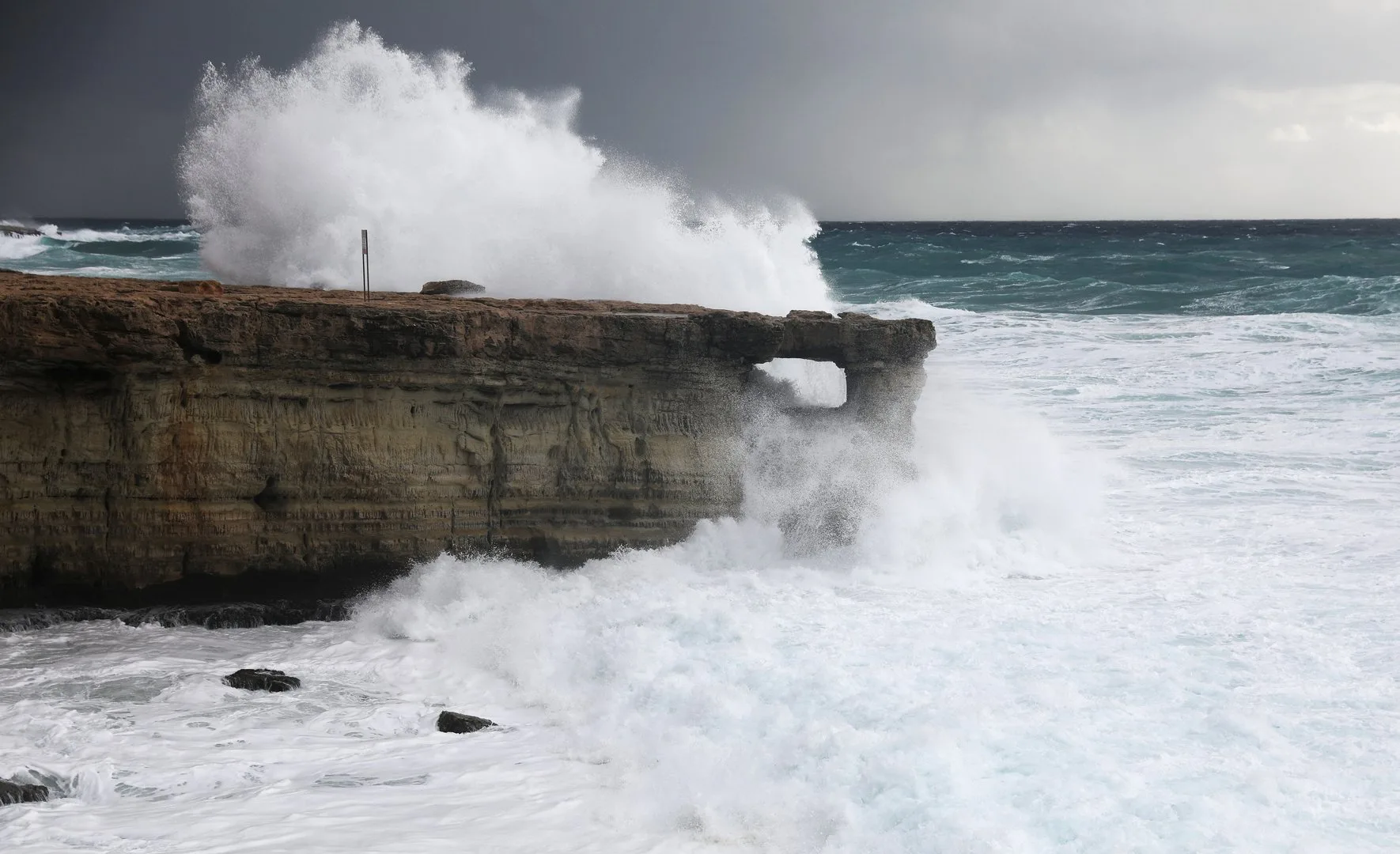 Storm sinks boat off Cape Greco as rescue operation continues