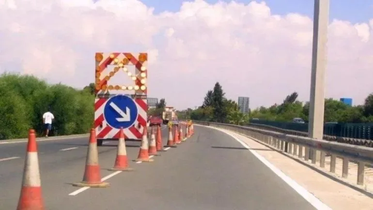Night-time fast lane closures planned on Limassol-Paphos motorway