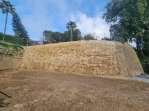 Restoration under way on Nicosia medieval walls and Podocataro Bastion