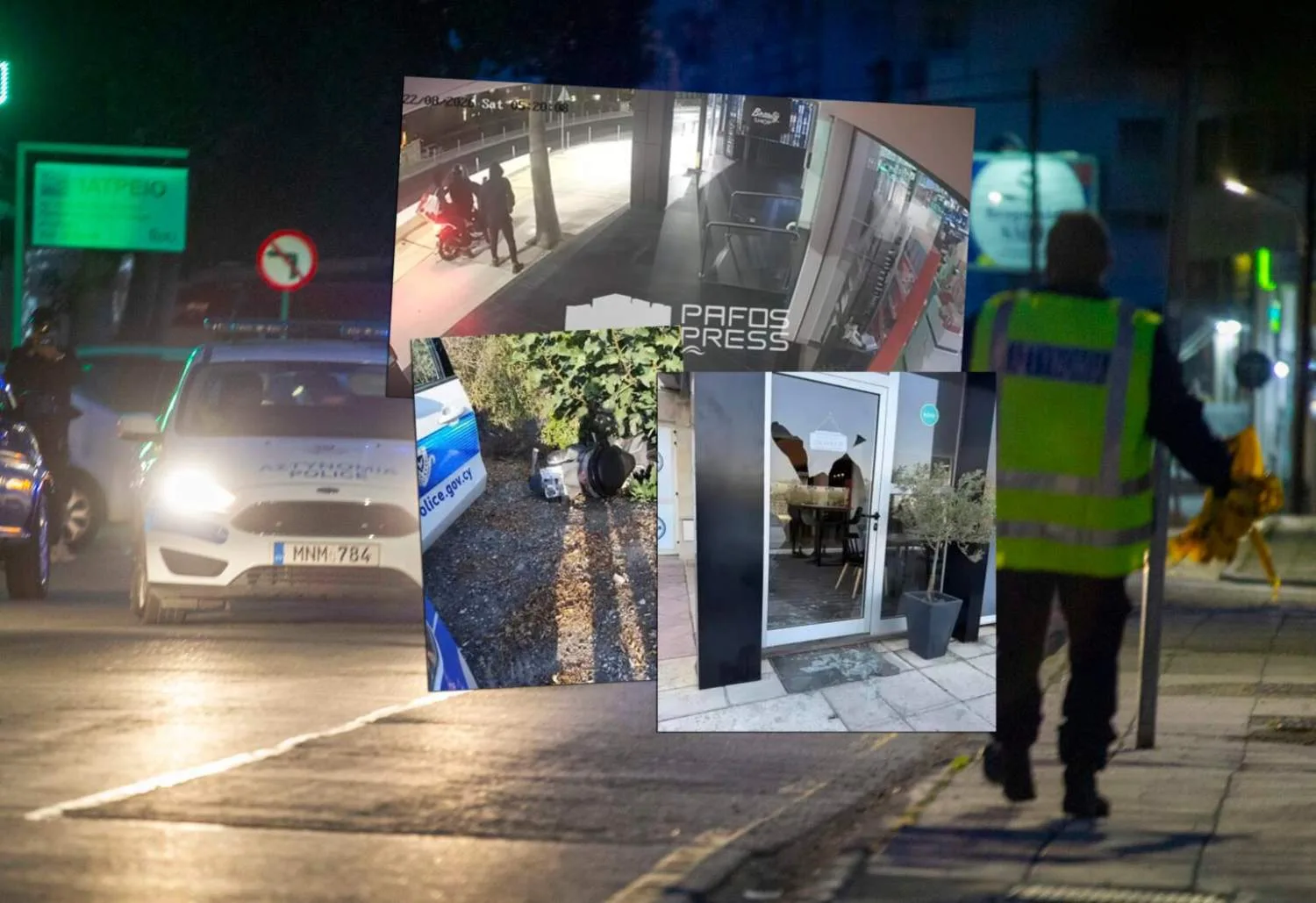 Masked suspects target ten Paphos businesses in overnight break-ins