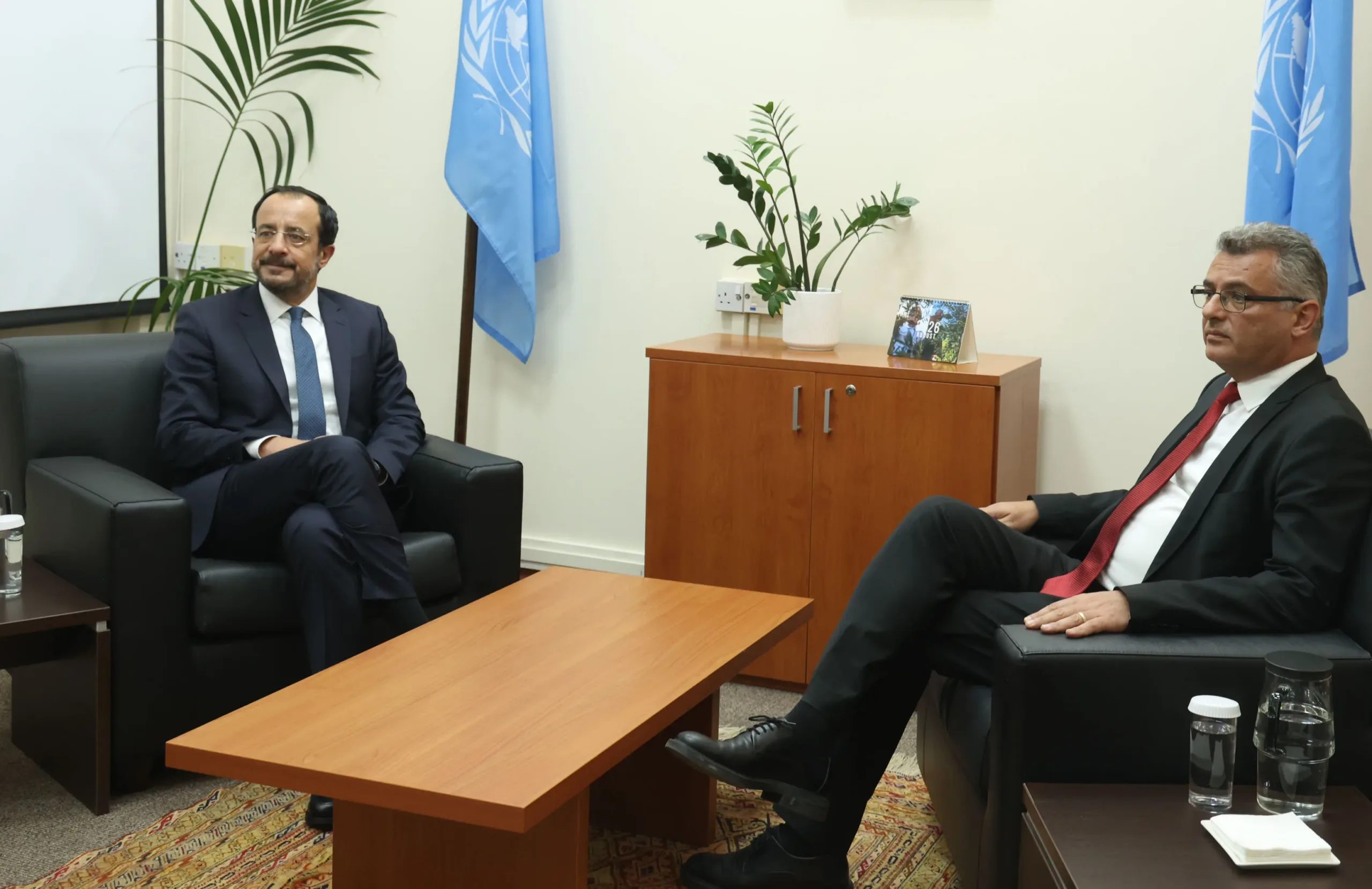 Christodoulides and Erhurman agree to weekly Cyprus talks