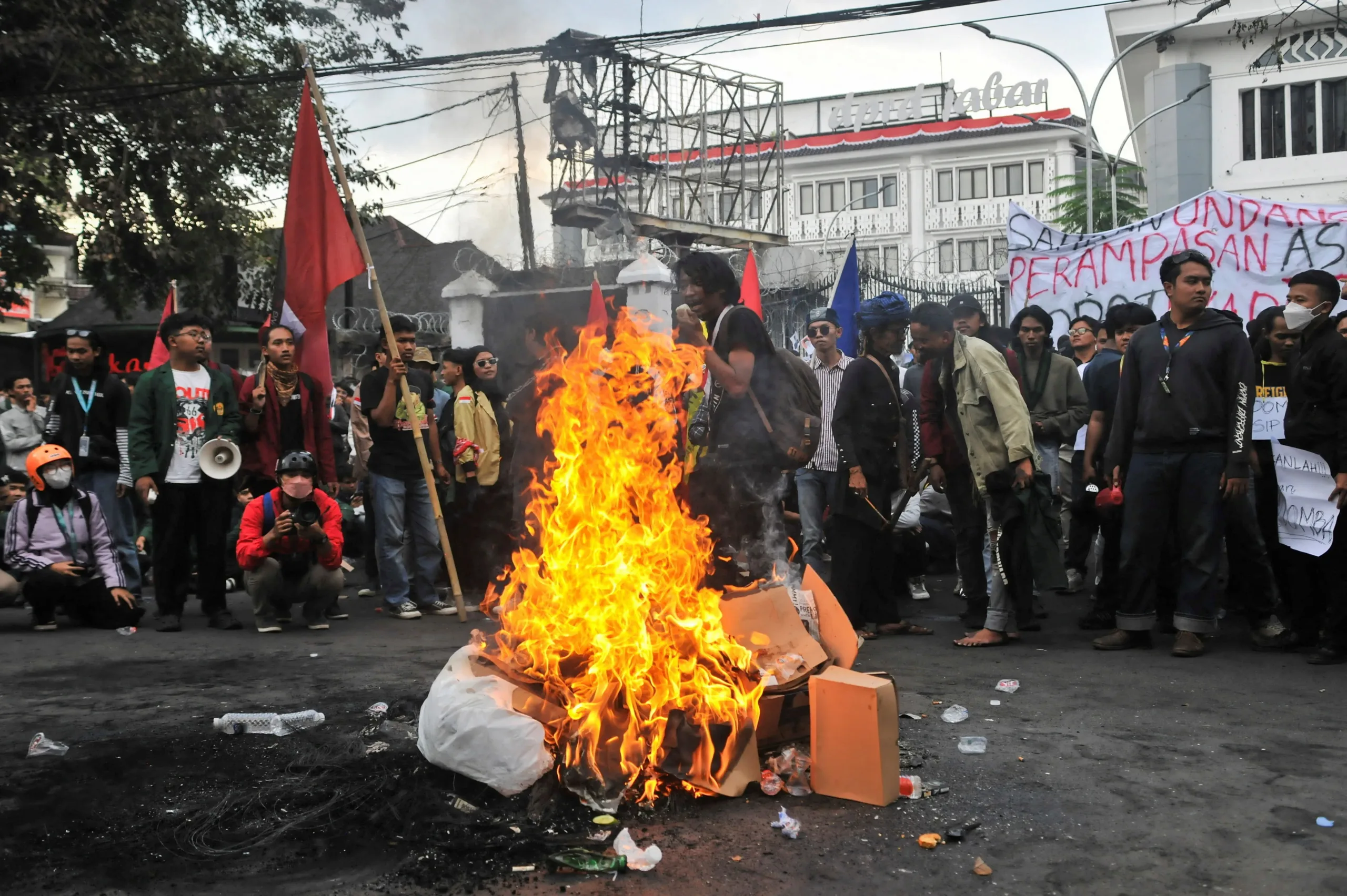 Indonesia boosts security as students plan nationwide protests