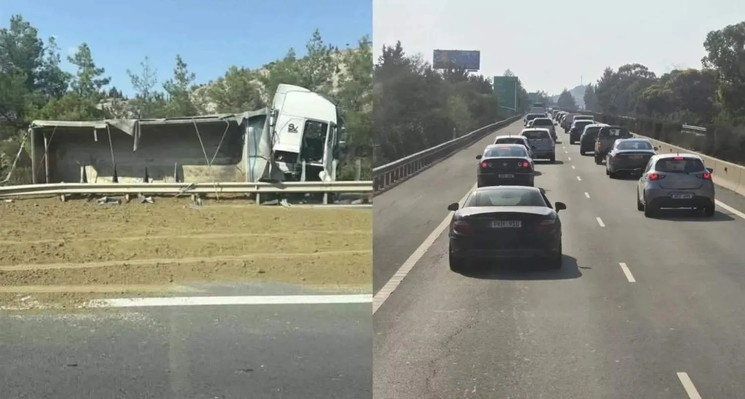 Two slightly injured in Nicosia–Larnaca highway collision