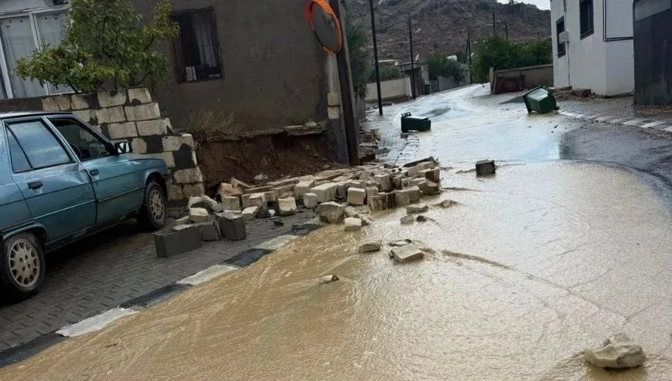 Severe storm damages Trikomo area as beaches evacuated