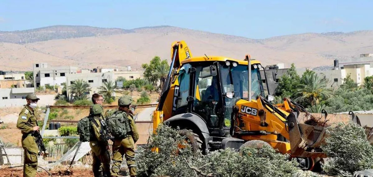 Israeli military uproots olive trees near Ramallah ahead of harvest