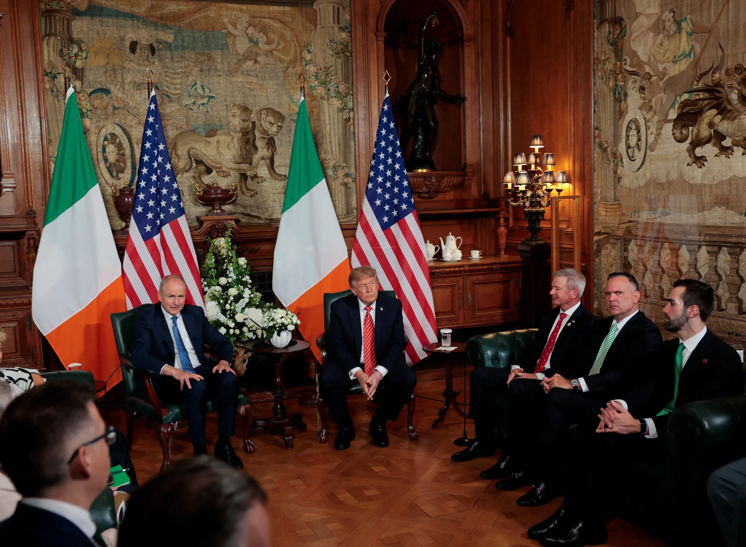 Trump says he would “love” to see Ireland unify with Northern Ireland