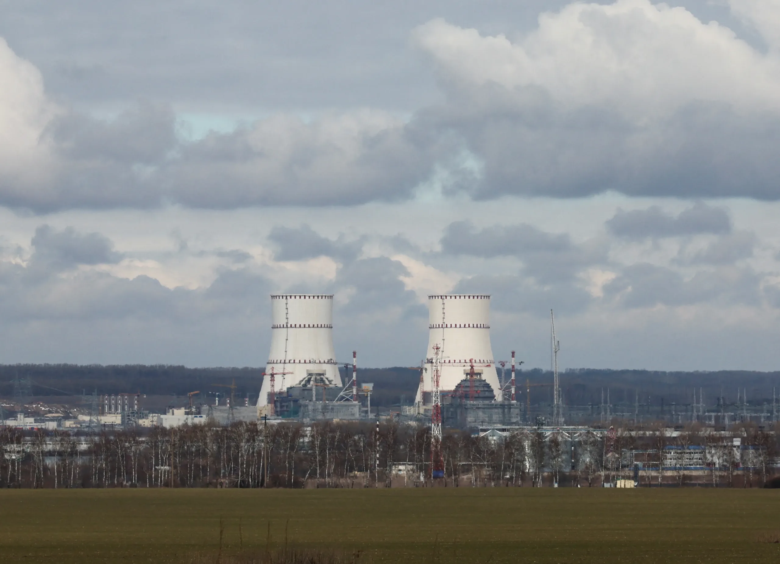 Drone strike causes minor damage at Kursk nuclear plant cooling tower