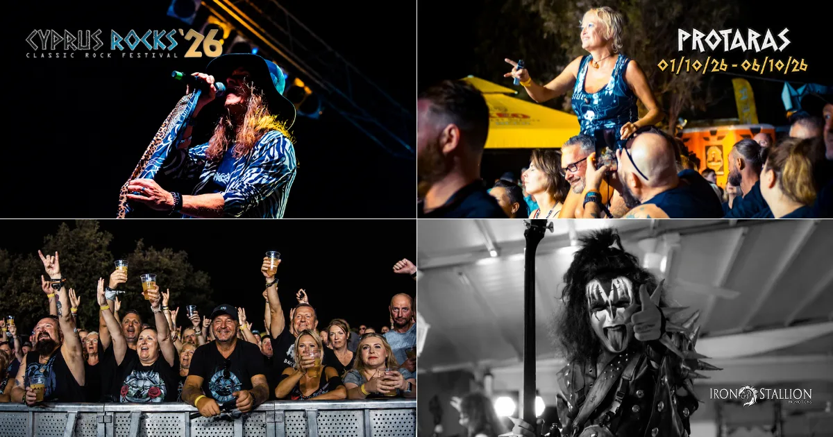 Cyprus Rocks Festival returns to Protaras on October 1–6