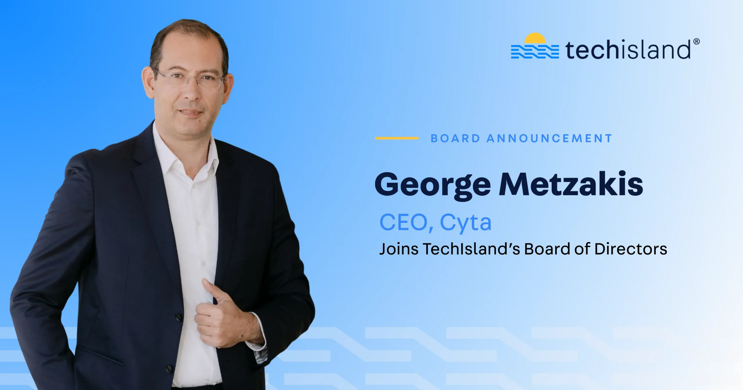 Генеральный директор Cyta Джордж Метзакис вошёл в совет директоров TechIsland