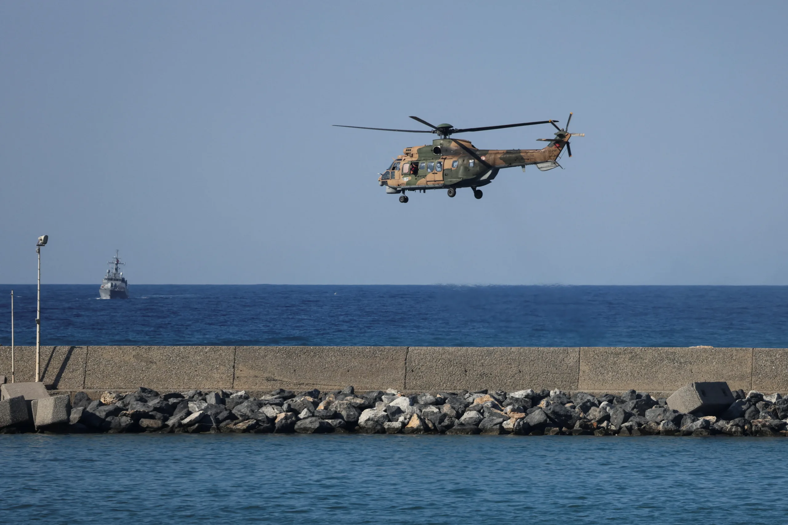 Deep-sea rescue vessel begins search for sunken ferry off Kyrenia