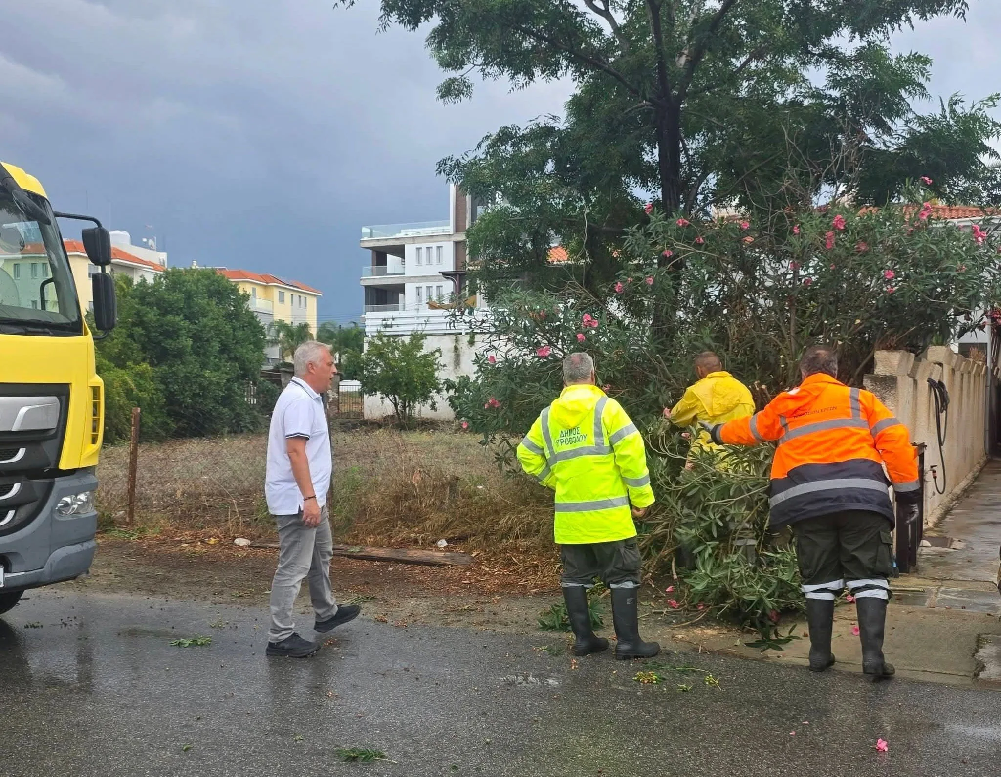 Καταγράφηκαν δώδεκα αναφορές ζημιών μετά την κακοκαιρία στην επαρχία Λάρνακας