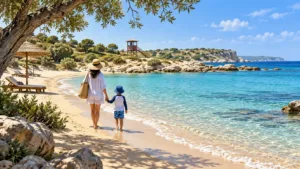 Пляжи Кипра с детьми: выбор места и безопасность