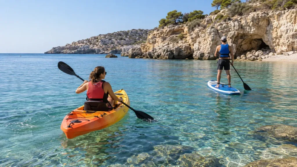 Καγιάκ και SUP στην Κύπρο: πού να ξεκινήσετε και πώς να εκτιμήσετε τη θάλασσα