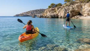 Каякинг и SUP на Кипре: где выходить и как оценить море