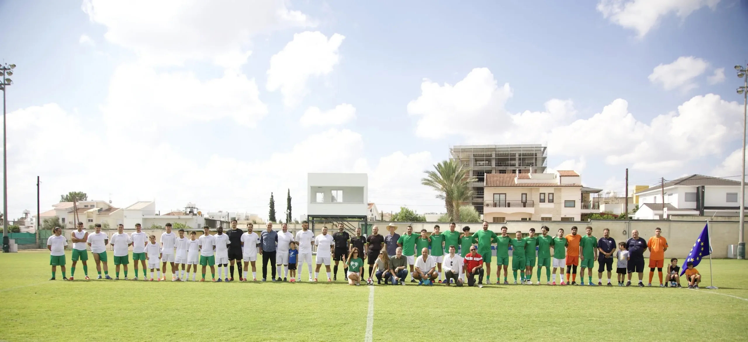 Bicommunal football match held in Nicosia as confidence-building initiative