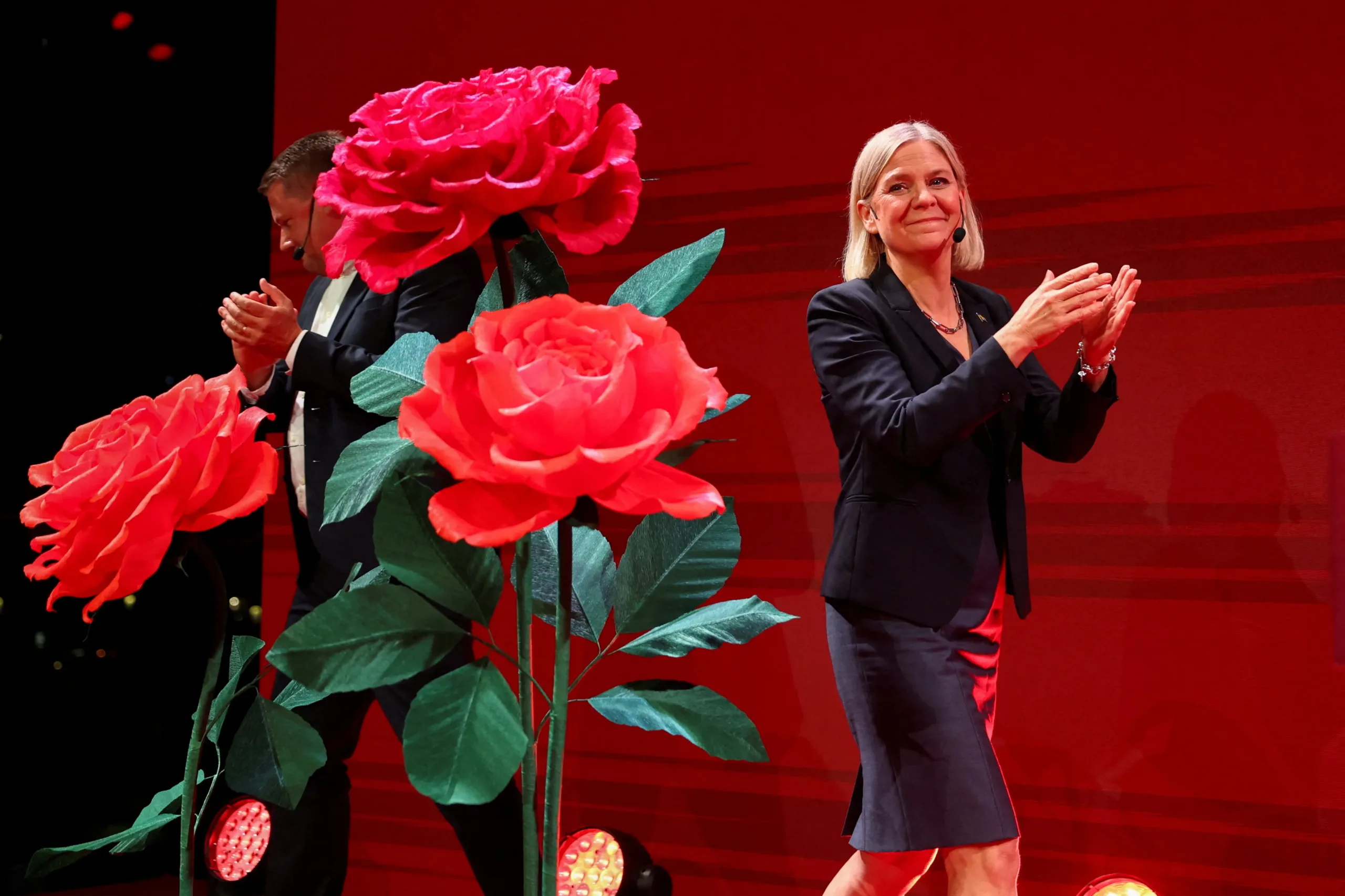 Sweden’s centre-left opposition holds narrow lead in election count