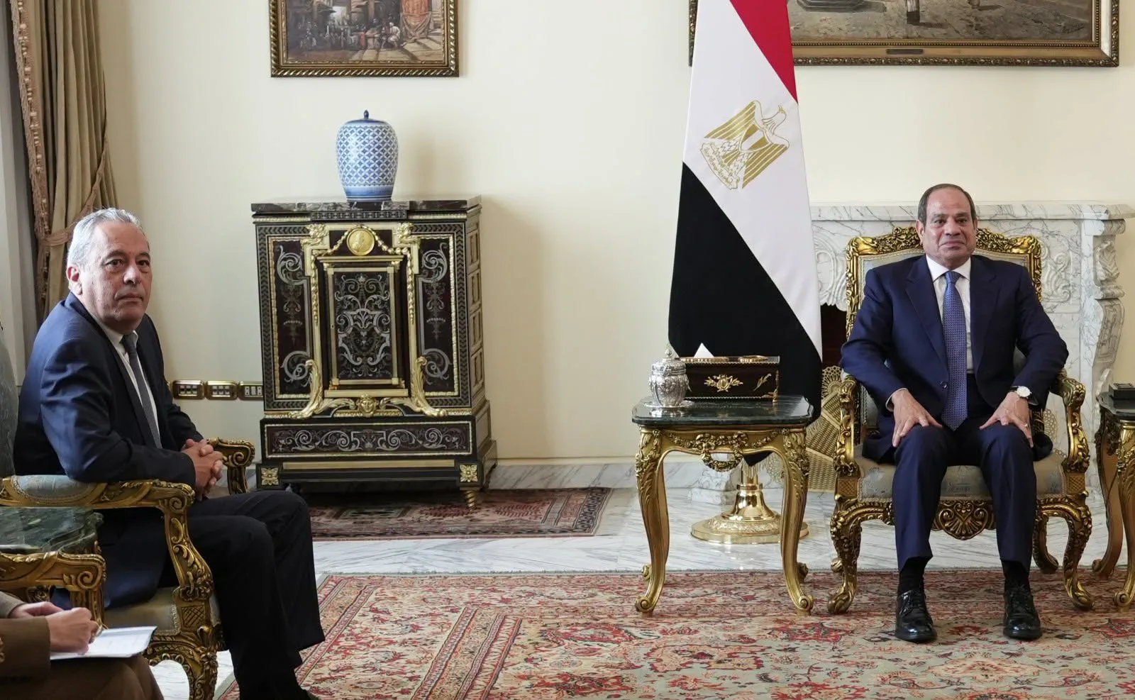 Palmas and Sisi discuss Cyprus-Egypt defence and security cooperation