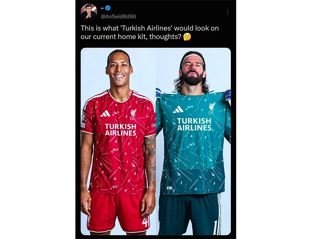 Cypriot Liverpool supporter urges club to pause Turkish Airlines partnership