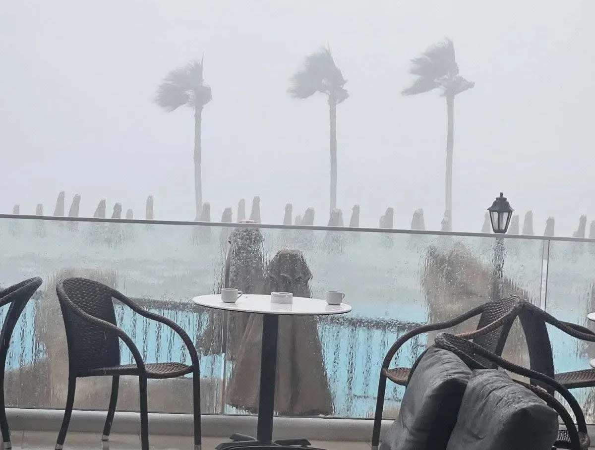 Heavy rain closes roads in Cyprus as orange weather warning remains in force