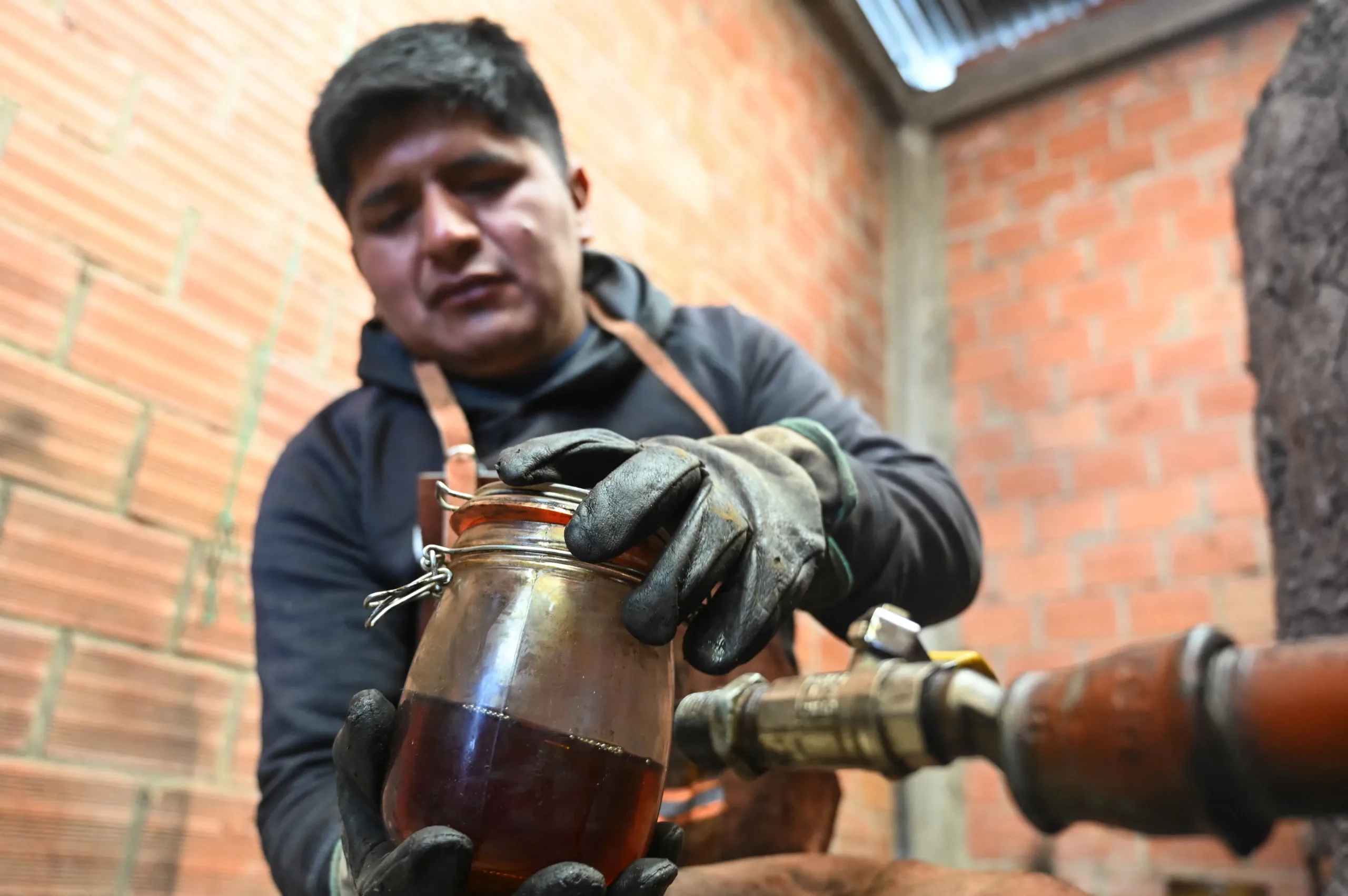 Bolivian farmer turns waste into tractor fuel as diesel costs rise