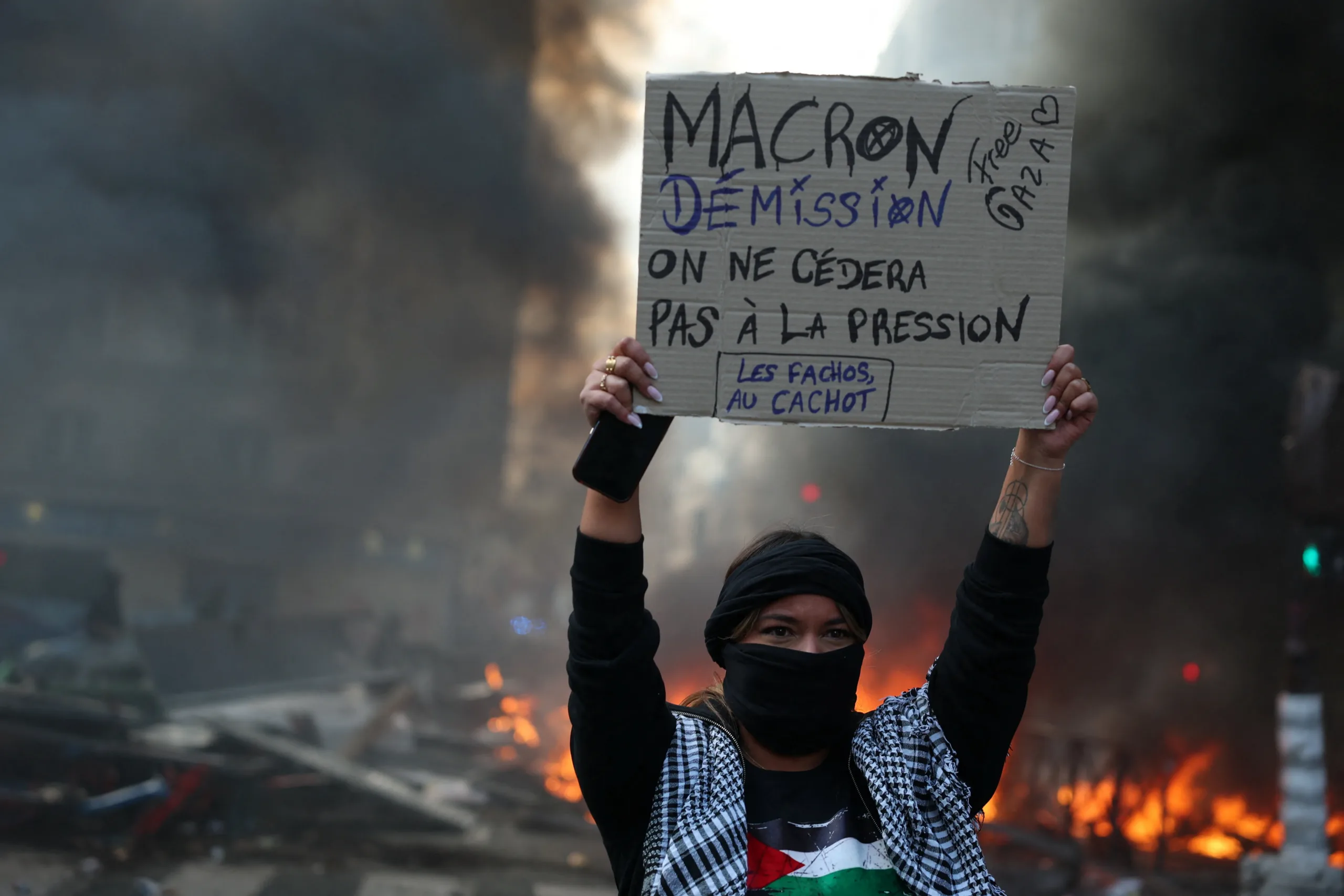 Macron urges calm after widespread unrest in France leaves 2,400 arrested
