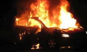Vehicle fire closes Nicosia mall carpark