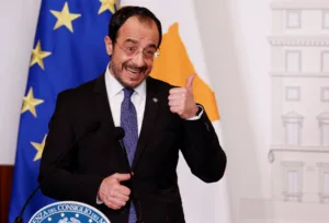 Christodoulides says Cyprus reunification would bolster EU autonomy and regional crisis response