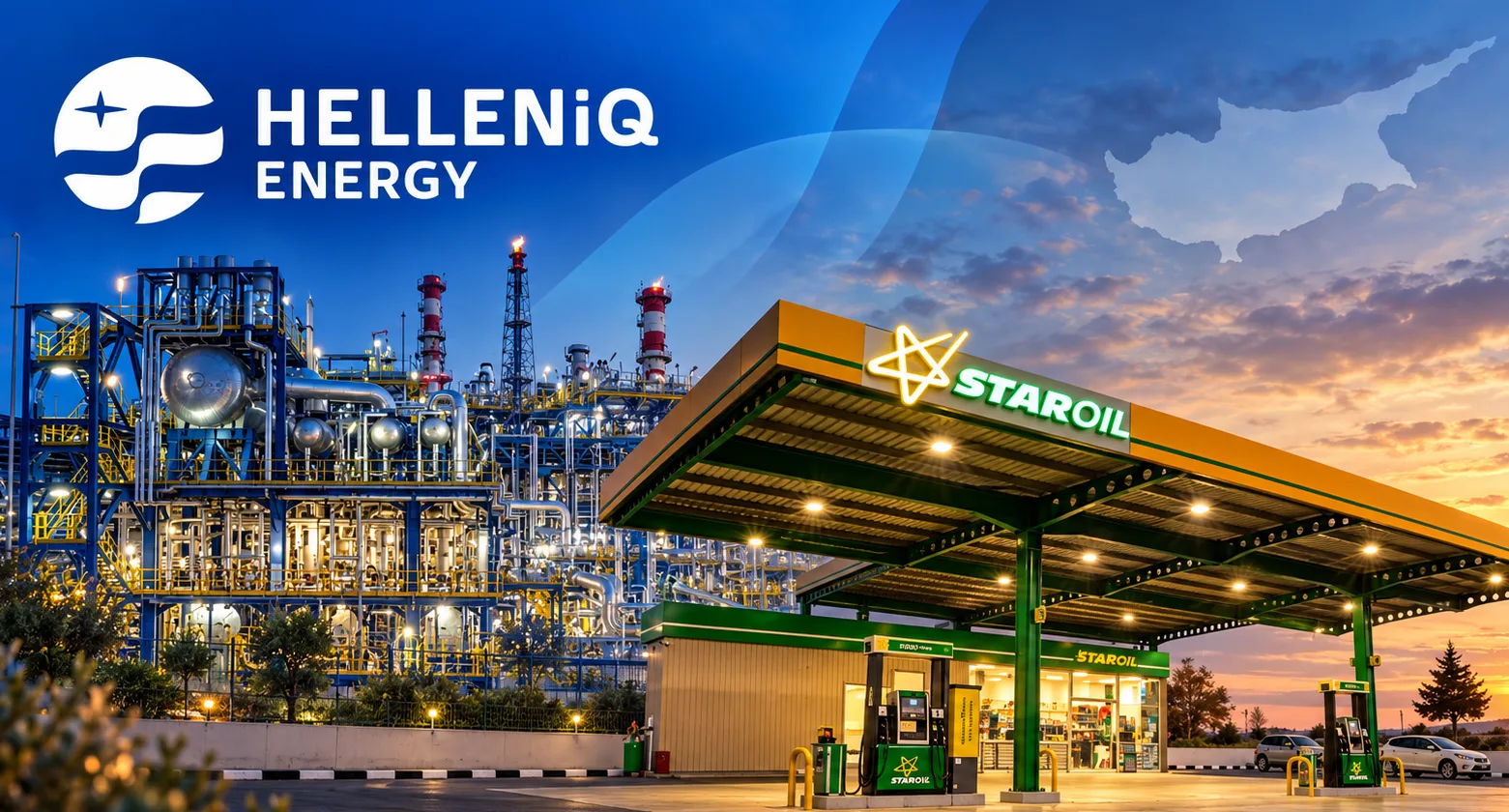 HELLENiQ Energy договорилась о покупке Staroil на Кипре, ожидается одобрение антимонопольного органа