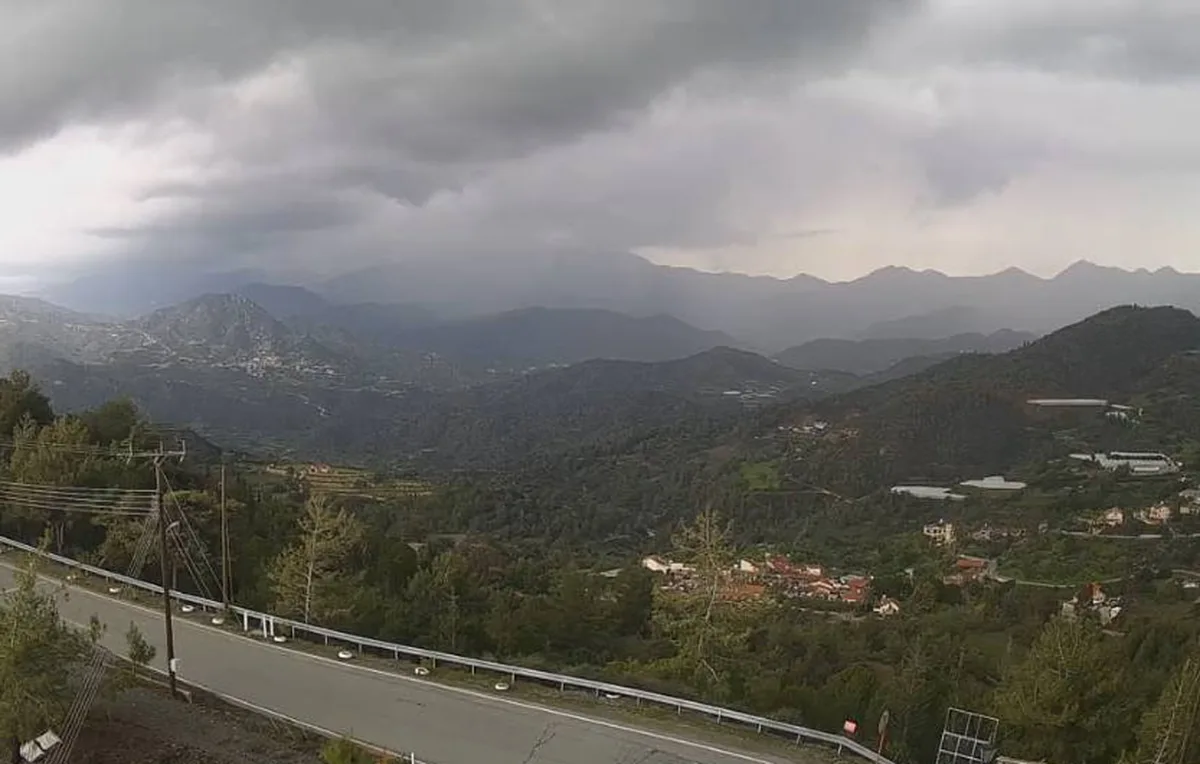 Heavy rain and storms expected in Cyprus from Wednesday afternoon